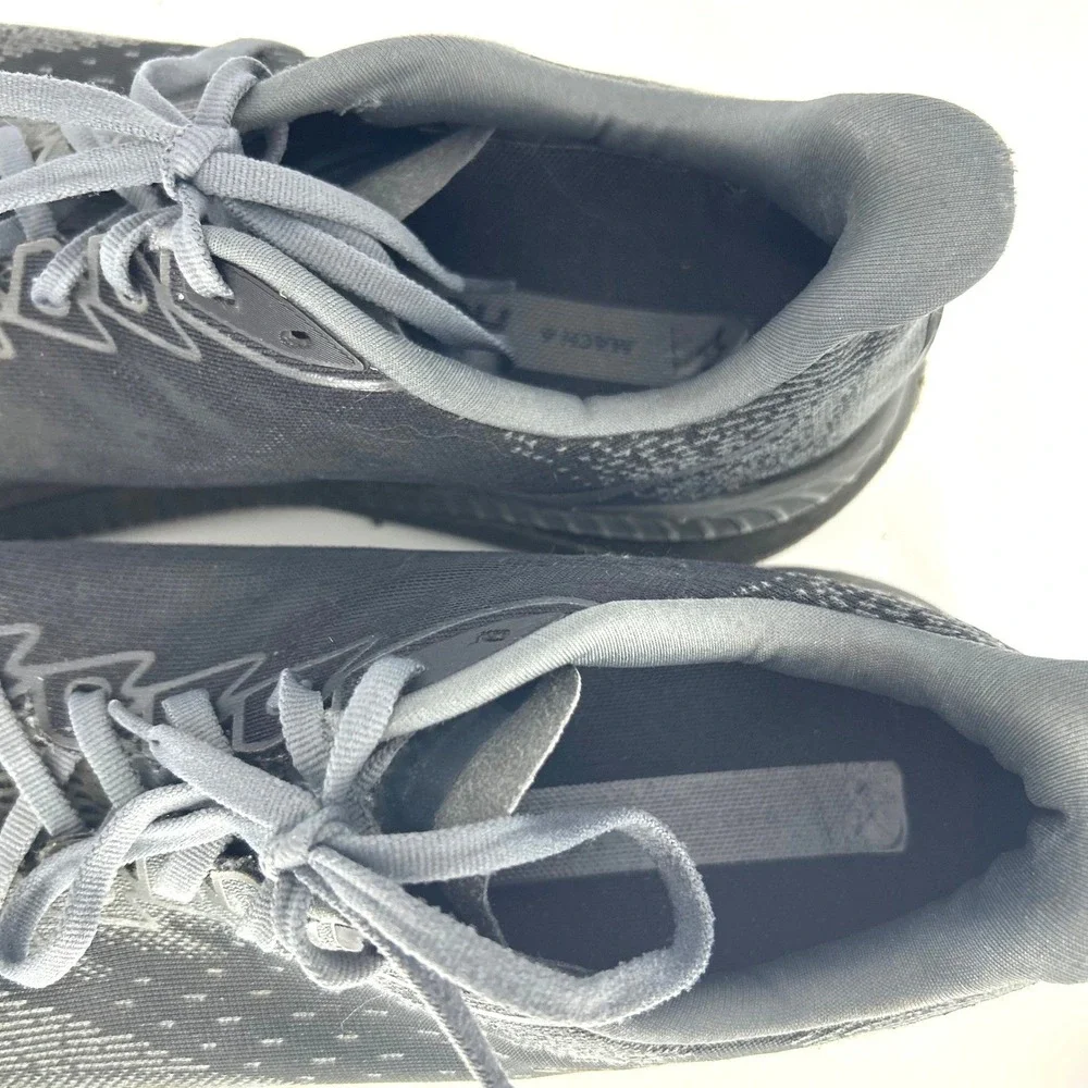 Hoka Gorpcore Mach 6 Running Shoes Size 12 D Black Athletic Sneakers Gym Comfort